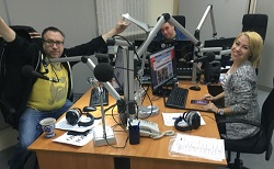 Первый эфир "перцев" на "Новом радио" Москва
